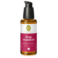 Primavera Fem Comfort Balanserande Massageolja för Menstruation och Hormonella Svängningar 50 ml