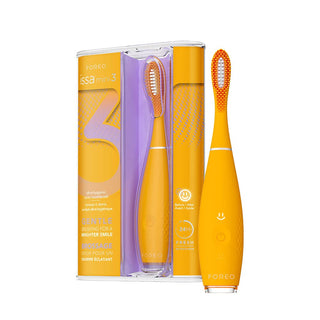 Foreo מברשת שיניים סוניקית ISSA MINI 3 היגיינית במיוחד 4 ב-1 - גרסה: Mango Tango