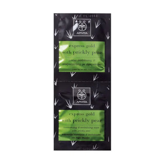 Maschera idratante e rivitalizzante Apivita al fico d'India 2x8ml