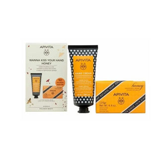 Apivita Honey Crema mani 50g + Natural Solid Soap 125g
