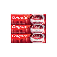 Colgate Original Max White Expert Toothbrush Set 3x 75 ml