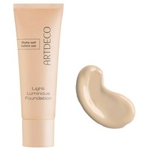 Artdeco Base de maquillaje ligera Luminious de 25 ml, tono 20 Caramelo frío/suave