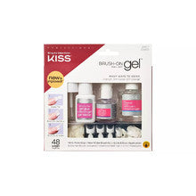 Kiss my face Kit de unhas de gel com pincel