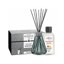 Maison berger paris 빈티지 피라미드 세트(그린) - 아로마 디퓨저 선물 세트 + 리필 - 200ml