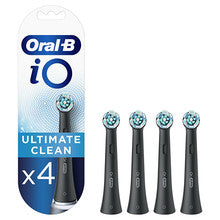 Oral b IO Ultimate Clean Black formato 4pezzi