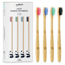 My white secret Bamboo Toothbrush 4 PCS