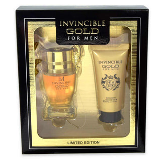 Cofanetto Regalo Montage Edt 50 Ml + Crema Dopobarba 50 Ml Invincible Gold Da Uomo