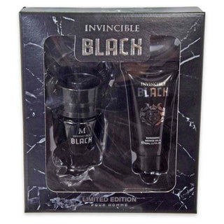 Cofanetto Regalo Montage Edt 50 Ml + Crema Dopobarba 50 Ml Invincible Black Pour H