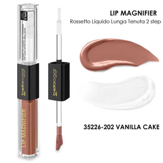 Bella Oggi Lip Magnifier Rossetto Duo Lunga Tenuta 16H Vanilla Cake