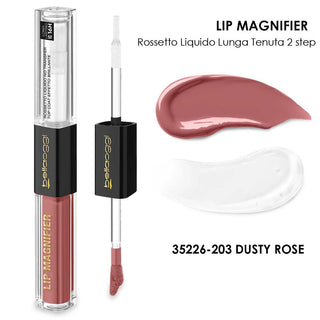 Bella Oggi Lip Magnifier Rossetto Duo Lunga Tenuta 16H Dusty Rose