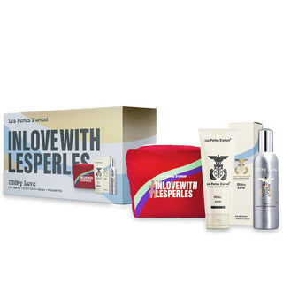 Lpdo Milky Love 150 ml + spumă de baie 100 ml + trusă de cosmetice — Set cadou