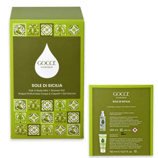 Gocce Sole Di Sicilia Hair & Body Mist 250 Ml + Gel Doccia 150 Ml