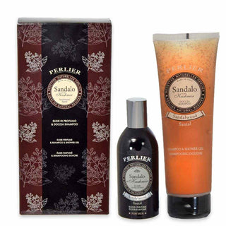 Perlier Cofanetto Bagno Doccia 250 Ml + Profumo Elisir 100 Ml Sandalo