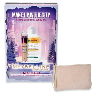 Maybelline New York Pochette + Cancella Eta' N.02+ Micelllare Bifasica 100 Ml