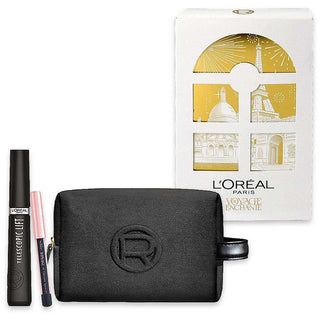 L'Oreal Pochette +Telescopic Lift Mascara Nero +Mini Matita Nera