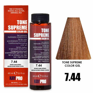 Colorglaze Tone Supreme 7.44 Biondo Medio Rame Intenso 60 Ml