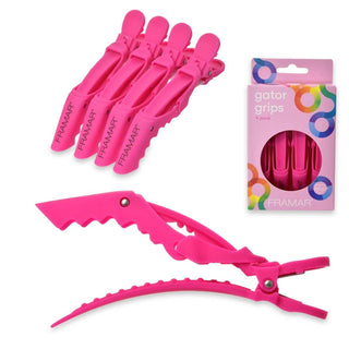 Impugnature Framar Gator Rosa 4 pezzi