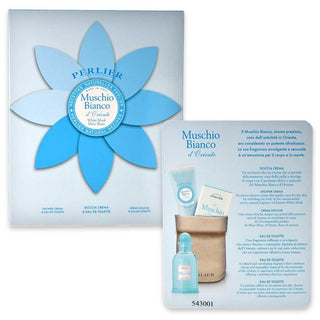 Perlier Cofanetto Edt 100 Ml + Doccia Crema 250 Ml Muschio Bianco