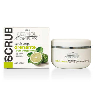 Retinol complex scrub corpo drenante con bergamotto 250 ml