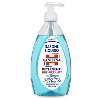 Accessori Sanitina sapone liquido 500 ml aloe & tea tree oil