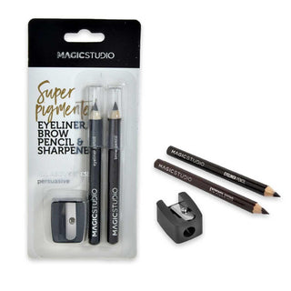 Accessori Magic studio eyeliner brow pencil and sharpener