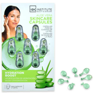 Idc Institute Naturale Elements Aloe Vera Skincare Capsule 7 pezzi — Kapsle na obličej