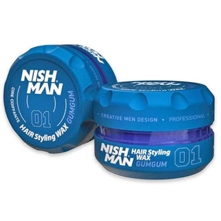 Nishman aqua hair styling wax 01 gumgum 150 ml