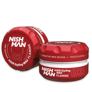 Nishman aqua hair styling wax flaming 03 150 ml