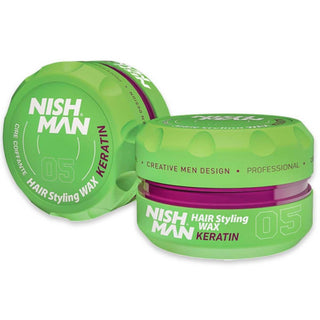 Nishman aqua hair styling wax keratin 05 150 ml