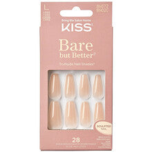 Kiss my face Bare but Better Nude Drama nails (28 pcs)