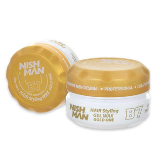 Nishman aqua gel wax b7 gold one easy use & medium hold 150 ml