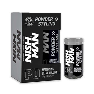 Nishman powder hair styling wax mattifying extra volume light control p0 20 gr