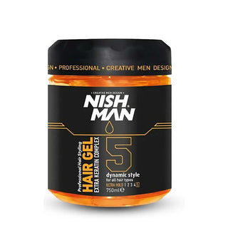 Nishman ultra strong hair styling gel n.5 750 ml