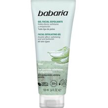 Babaria Aloe Vera Gel Viso esfoliante per tutti i tipi di pelle - 100ml