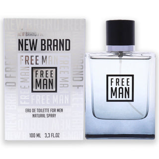 New Brand Free Man, Eau De Toilette, Per Uomo, 100 ml