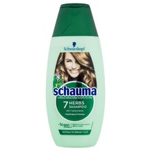 Schwarzkopf Profesjonell Schauma 7 Urter Friskhetssjampo - 400 ml