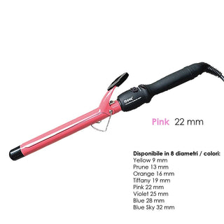 Move colored curling iron 22 mm rosa