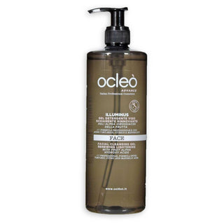 Ocleo gel detergente viso schiarente rinnovante agli alpha idrossiacidi della frutta ml 500