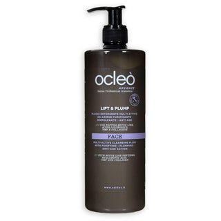 Ocleo fluido detergente multi attivo ad azione purificante - rimpolpante - anti age ml 500