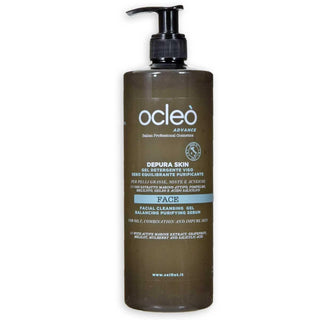 Ocleo gel detergente viso sebo equilibrante purificante ml 500