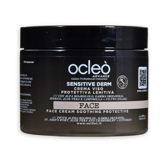 Ocleo crema viso protettiva lenitiva con filtro solare ml 500