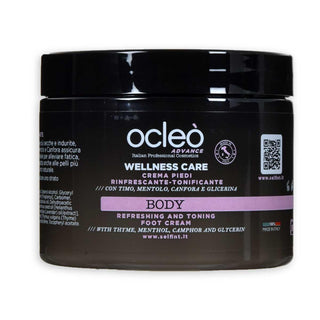 Ocleo crema piedi rinfrescante e tonificante 500 ml