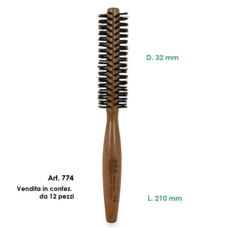 Tre stelle spazzola legno made in italy