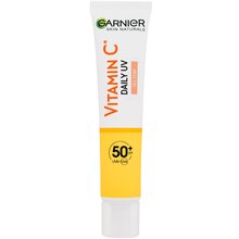 Garnier Skin Naturals Vitamin C Daily UV Glow SPF50+ - Ежедневный флюид для сияния кожи с высокой степенью защиты от УФ-излучения и минеральными пигментами - 40 мл