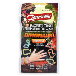 Zanzarella braccialetti dinomania pz. 25