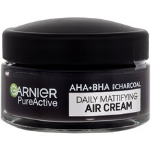 Garnier Чистый активный AHA + BHA ежедневный матирующий воздушный крем с древесным углем - 50 мл