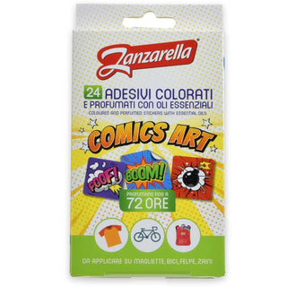 Zanzarella sticker comics art - 24 pz.