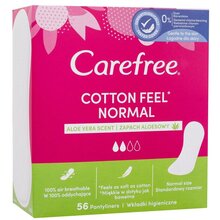 Carefree Cotton Feel Normal Aloe Vera - Intimizza con l'odore dell'aloe vera salvaslip
