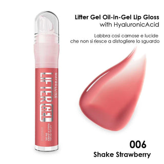 Maybelline lifter gel olio labbra 006 shake strawberry