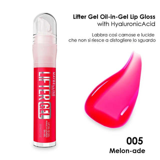Maybelline lifter gel olio labbra 005 melon-ade